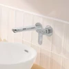 Kép 2/3 - Hansgrohe Rebris S Fali mosdócsaptelep 20 cm-es kifolyóval és nem zárható leeresztőszeleppel, króm 72528000