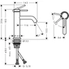 Kép 2/2 - Hansgrohe Tecturis S Egykaros mosdócsaptelep 110, CoolStart, lefolyógarnitúra nélkül 73312000