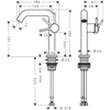 Kép 3/3 - Hansgrohe Tecturis S Egykaros mosdócsaptelep Fine 150, CoolStart, lefolyógarnitúra nélkül 73341140