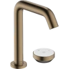 Kép 1/3 - Hansgrohe Tecturis S 2-lyukú mosdócsaptelep 150, CoolStart, lefolyógarnitúrával, szálcsiszolt bronz 73353140