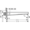 Kép 3/3 - Hansgrohe Tecturis E Kádtöltő, króm 73410000