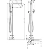 Kép 3/3 - Hansgrohe Tecturis E Egykaros szabadonálló kádcsaptelep, szálcsiszolt bronz 73445140