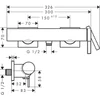 Kép 3/3 - Hansgrohe Tecturis E Egykaros zuhanycsaptelep 73620700