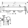 Kép 2/2 - Hansgrohe Tecturis S Egykaros zuhanycsaptelep 73622670