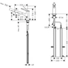 Kép 5/5 - Hansgrohe Zesis M33 egykaros konyhai csaptelep kihúzható zuhanyfejjel, króm 74821000