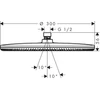 Kép 6/6 - Hansgrohe Raindance Alive S Fejzuhany 300, 1jet, zuhanykarral Króm 24521000