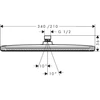 Kép 4/4 - Hansgrohe Raindance Alive Q Fejzuhany 210/340, 1jet Matt Fekete 24530670