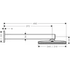 Kép 4/4 - Hansgrohe Raindance Alive Q Fejzuhany 210/340, 2jet, zuhanykarral Matt Fekete 24550670