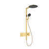 Kép 1/3 - Hansgrohe Raindance Alive S Showerpipe 300, 1jet, ShowerSelect Comforttal Polírozott Arany Hatású 24582990