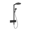 Kép 1/3 - Hansgrohe Raindance Alive S Showerpipe 300, 1jet, EcoSmart, ShowerSelect Comfort Matt Fekete 24583670