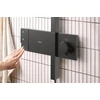 Kép 2/4 - Hansgrohe Raindance Alive Q Showerpipe 300, 2jet, ShowerSelect Comfort Szálcsiszolt Fekete Króm 24590340