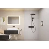 Kép 3/4 - Hansgrohe Raindance Alive Q Showerpipe 300, 2jet, ShowerSelect Comfort Szálcsiszolt Fekete Króm 24590340