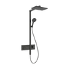 Kép 1/3 - Hansgrohe Raindance Alive Q Showerpipe 210/340, 2jet, EcoSmart, ShowerSelect Comfort Szálcsiszolt Fekete Króm 24591340
