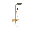 Kép 1/3 - Hansgrohe Raindance Alive S Showerpipe 300, 2jet, ShowerSelect Comfort Szálcsiszolt Bronz 24595140