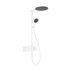 Kép 1/3 - Hansgrohe Raindance Alive S Showerpipe 300, 2jet, EcoSmart, ShowerSelect Comfort Matt Fehér 24596700