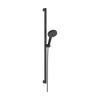 Kép 1/6 - Hansgrohe Raindance Alive Select S Zuhanyszett 125, 3jet, EcoSmart, Unica E Puro 90cm-es zuhanyrúddal, zuhzanytartóval Matt Fekete 24601670