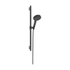 Kép 1/6 - Hansgrohe Raindance Alive Select S Zuhanyszett 125, 3jet, EcoSmart, Unica S Pura 65 zuhanyrúddal Szálcsiszolt Fekete Króm 24602340