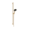 Kép 1/6 - Hansgrohe Raindance Alive Select S Zuhanyszett 125, 3jet, EcoSmart, Unica S Puro 90cm-es zuhanyrúddal Szálcsiszolt Bronz 24603140