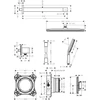 Kép 4/4 - Hansgrohe Raindance Alive Q Zuhanytartó szett 210/340, 1jet, termosztáttal, iBox universal 2 alaptesttel Króm 24620000