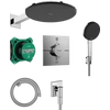Kép 1/4 - Hansgrohe Raindance Alive S Zuhanyszett 300, 1jet, termosztáttal és iBox universal 2 alaptesttel Króm 24630000