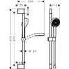 Kép 3/3 - Hansgrohe Activera S Zuhanyszett 95, 1jet, EcoSmart, 65cm-es zuhanyrúddal Króm 28041000