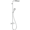 Kép 1/2 - Hansgrohe Raindance S Showerpipe 240, 1jet, PowderRain, EcoSmart, termosztáttal Króm 28823000
