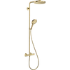 Kép 1/2 - Hansgrohe Raindance S Showerpipe 240, 1jet, PowderRain, EcoSmart, termosztáttal Polírozott Arany Hatású 28823990