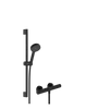 Kép 1/2 - Hansgrohe Activera Select S Zuhanykombináció 95, 2jet EcoSmart, EcoStat Fine, zuhanyrúd 65cm Matt Fekete 28876670