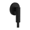 Kép 1/5 - Hansgrohe FixFit Fine S Fali csatlakozó visszafolyásgátlóval Matt Fekete 28882670