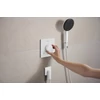 Kép 3/5 - Hansgrohe FixFit Fine E Fali csatlakozó visszafolyásgátlóval Matt Fehér 28883700