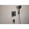 Kép 2/3 - Hansgrohe Ecostat Comfort Q Falsík alatti termosztát, 1 funkciós Szálcsiszolt Fekete Króm 33712340