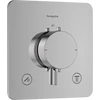 Kép 1/6 - Hansgrohe Ecostat Comfort Q Falsík alatti termosztát, 2 funkciós Króm 33713000