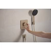 Kép 3/5 - Hansgrohe Ecostat Comfort Q Falsík alatti termosztát, 2 funkciós Szálcsiszolt Bronz 33713140