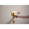 Kép 3/4 - Hansgrohe Ecostat Comfort Q Falsík alatti termosztát, 2 funkciós Polírozott Arany Hatású 33713990