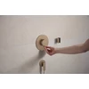 Kép 3/5 - Hansgrohe Ecostat Comfort S Falsík alatti termosztát, 1 funkciós Szálcsiszolt Bronz 33714140