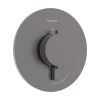 Kép 1/3 - Hansgrohe Ecostat Comfort S Falsík alatti termosztát, 1 funkciós Szálcsiszolt Fekete Króm 33714340