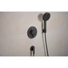 Kép 2/3 - Hansgrohe Ecostat Comfort S Falsík alatti termosztát, 1 funkciós Szálcsiszolt Fekete Króm 33714340