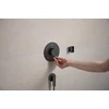 Kép 2/4 - Hansgrohe Ecostat Comfort S Termosztát falsík alatti telepítéshez, 2 funkcióos Szálcsiszolt Fekete Króm 33715340