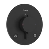 Kép 1/5 - Hansgrohe Ecostat Comfort S Termosztát falsík alatti telepítéshez, 2 funkcióos Matt Fekete 33715670