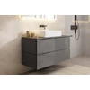 Kép 2/3 - Hansgrohe Xilesa E Pultlap 1180/550, középkivágással, ráültetett mosdótálhoz Matt Palaszürke 54271760