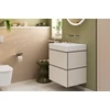Kép 2/4 - Hansgrohe Xilesa E Mosdószekrény 580/470, 2 fiókkal, Push-Open, normál mosdókhoz Matt Homokszín 54293780