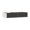Kép 1/2 - Hansgrohe Xevolos E Konzolos mosdószekrény Matt Homokbézs színben 1370/550, 2 fiókkal, ráültetett mosdótálhoz, balos Textil sötétszürke 54320660