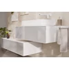Kép 2/3 - Hansgrohe Xevolos E Fürdőszobai konzolos pad 1180/550, 1 fiókkal Metálfehér 54325320