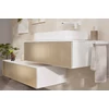 Kép 2/3 - Hansgrohe Xevolos E Fürdőszobai konzolos pad 1180/550, 1 fiókkal Texturált bronz 54325390