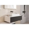 Kép 2/3 - Hansgrohe Xevolos E Pultlap 980/550 középkivágással, csapfurat nélküli mosdótálhoz Matt Fehér 54329700