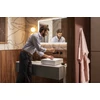 Kép 3/5 - Hansgrohe Xevolos E Pultlap 1370/550, jobb oldali kivágással, csapfurat nélküli mosdótálhoz Matt Homokszín 54334780
