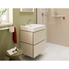 Kép 3/4 - Hansgrohe Xilesa E Mosdószekrény szett 580/470 2 fiókkal és Xanuia Q mosdóval 54396780