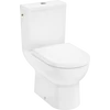 Kép 1/2 - Hansgrohe GladeLake S Monoblokkos WC-szett 640, többszörös kimenettel, AquaChannel Flush, WC-tartállyal, WC-ülőkével és fedéllel Fehér 60312450