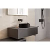 Kép 2/3 - Hansgrohe Xuniva Evo S Mosdótál 400/400, csapfurat és túlfolyó nélkül Matt Fekete 60323670