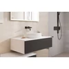 Kép 2/3 - Hansgrohe Xuniva Evo S Mosdótál 400/400, csapfurat és túlfolyó nélkül Matt Fehér 60323700